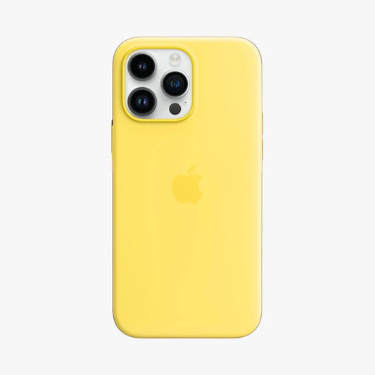 Silicone Case with MagSafe - Canary Yellow